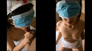 Nữ y tá sugar baby chống dịch bằng miệng